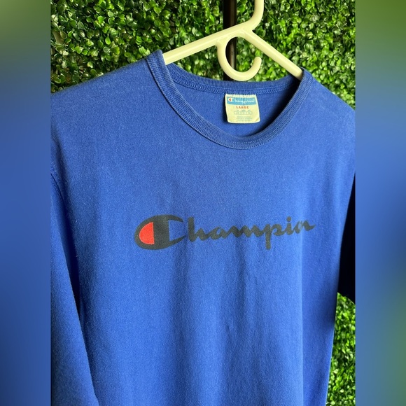 Vintage 90s Champion logo Graphic T-Shirt - Picture 2 of 5